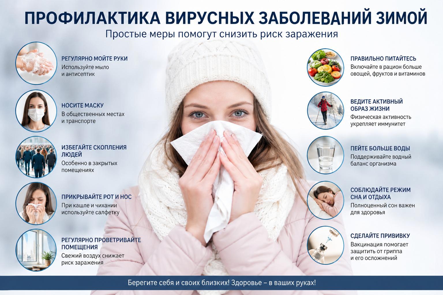Зимний щит: грамотная профилактика вирусных заболеваний зимой без аптечных гор и паники