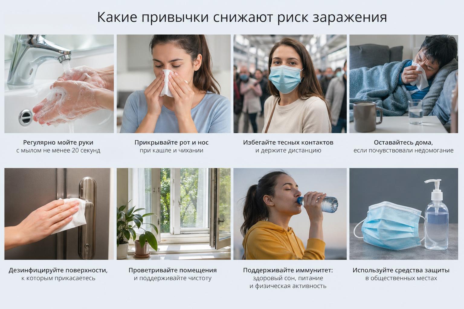 Невидимый щит: какие привычки снижают риск заражения и сохраняют здоровье